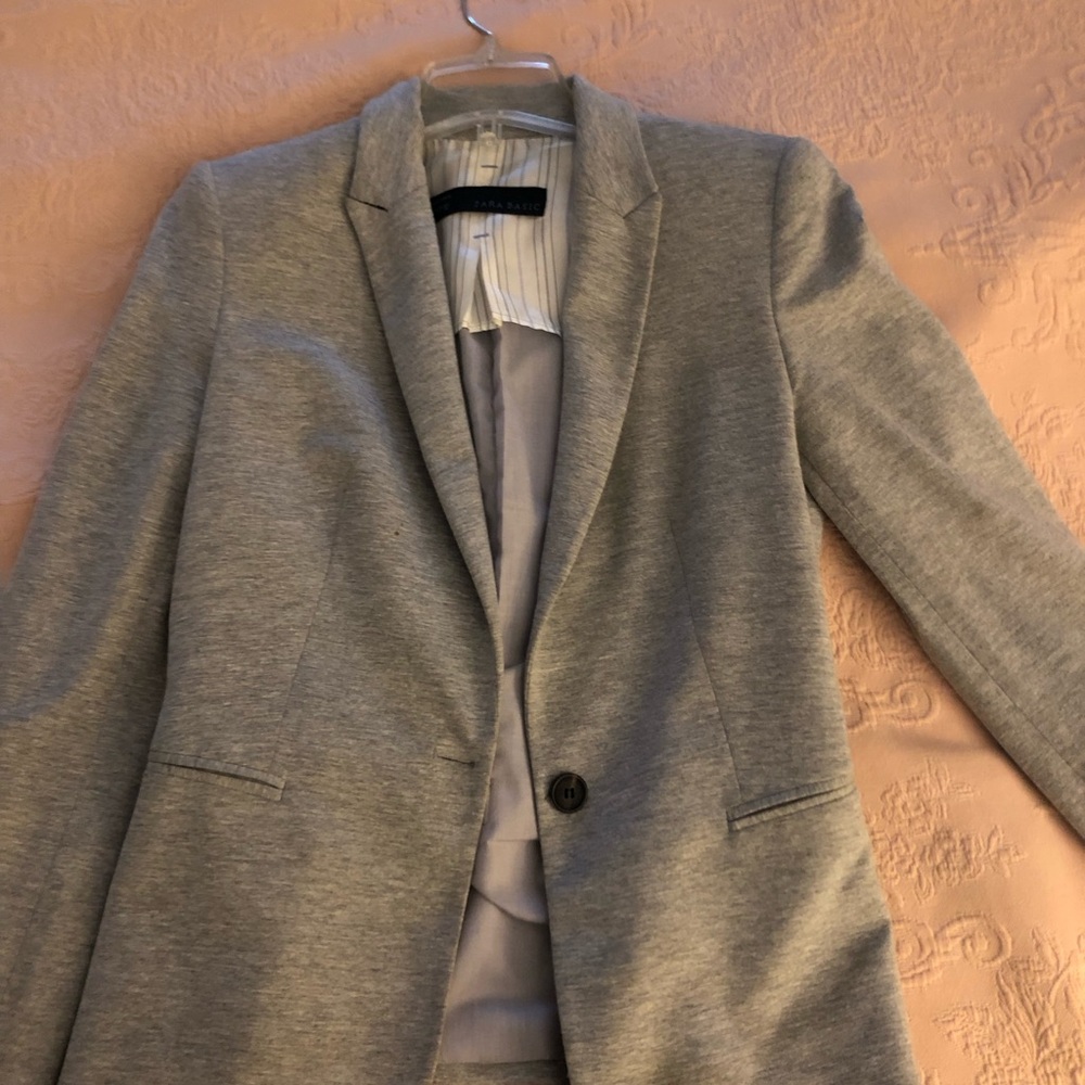 Zara Basic Gray Blazer